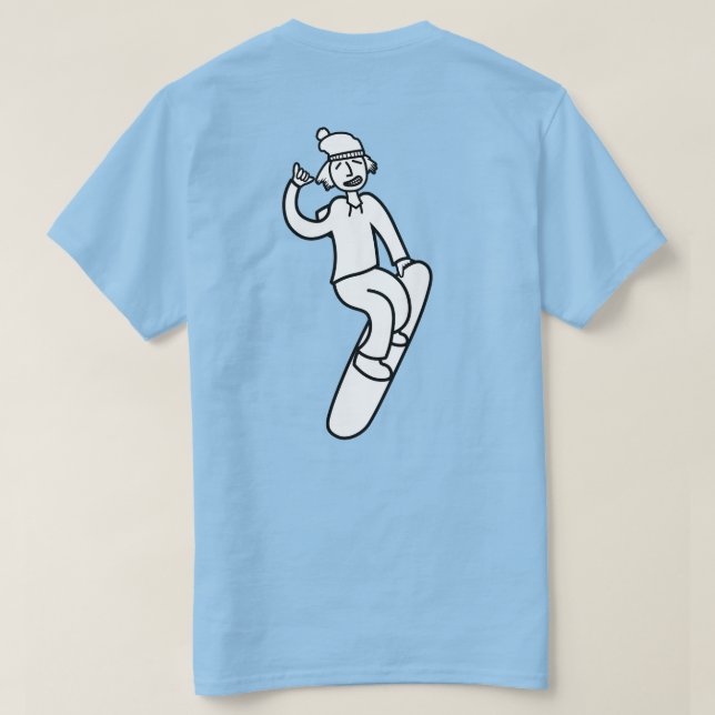 Camiseta Steezy Boarder (Reverso del diseño)