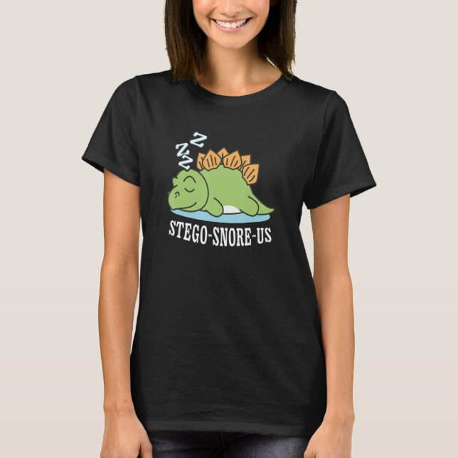 Camiseta Stego Snore Uu Reptile Stegos de Dinosaurios Prehi (Anverso)