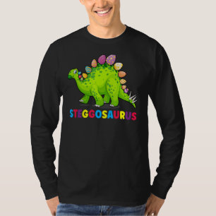 Camiseta Stegosaurus Bunny Ear Egs Easter Day Dinosaur Dino