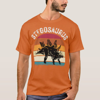 Camiseta Stegosaurus retro