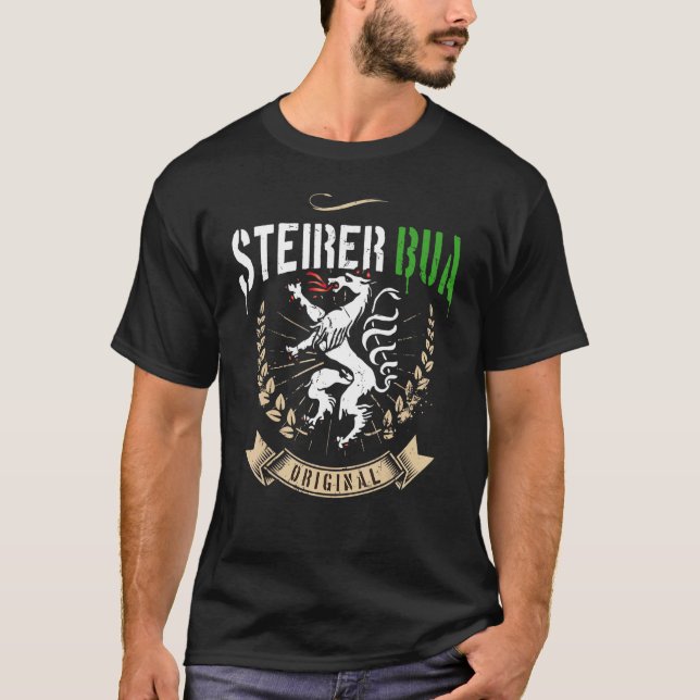 Camiseta Steirer Bua Steiermark Escudo De Armas Panther Ste (Anverso)