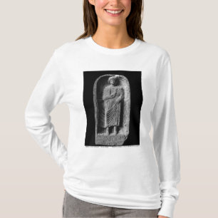 Camiseta Stela funerario de un hombre, descubierto en