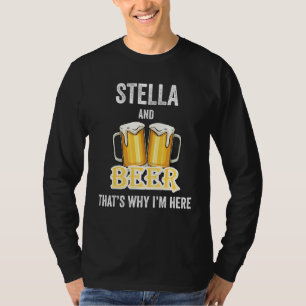 Camiseta Stella and Beer por eso estoy aquí