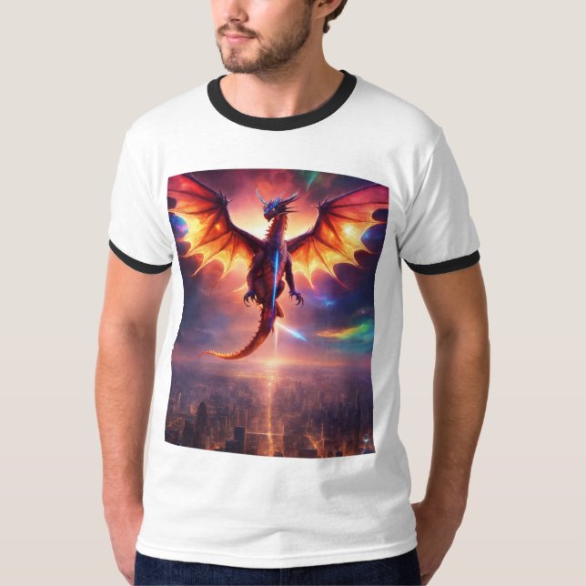 Camiseta Stellar Dragon Sky (Anverso)