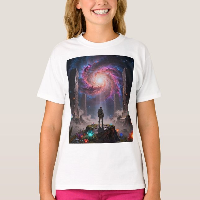 Camiseta Stellar Path – Journey Through the Universe´3 (Anverso)