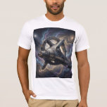 Camiseta Stellar Path – Journey Through the Universe´7<br><div class="desc">This artifact takes the viewer on a visual and intellectual journey through the universe. From sparkling star nebulae to distant galaxies and the mysteries of black holes,  it invites exploration of the cosmos' vastness and the awe-inspiring beauty of space.</div>