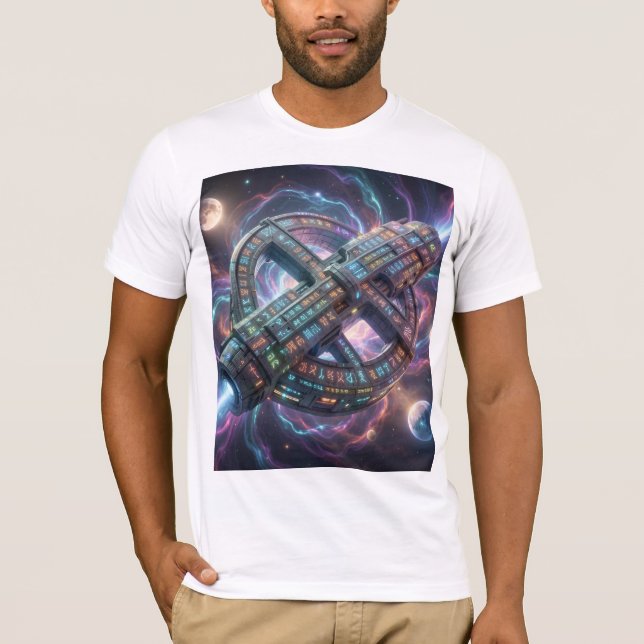 Camiseta Stellar Path – Journey Through the Universe´8 (Anverso)