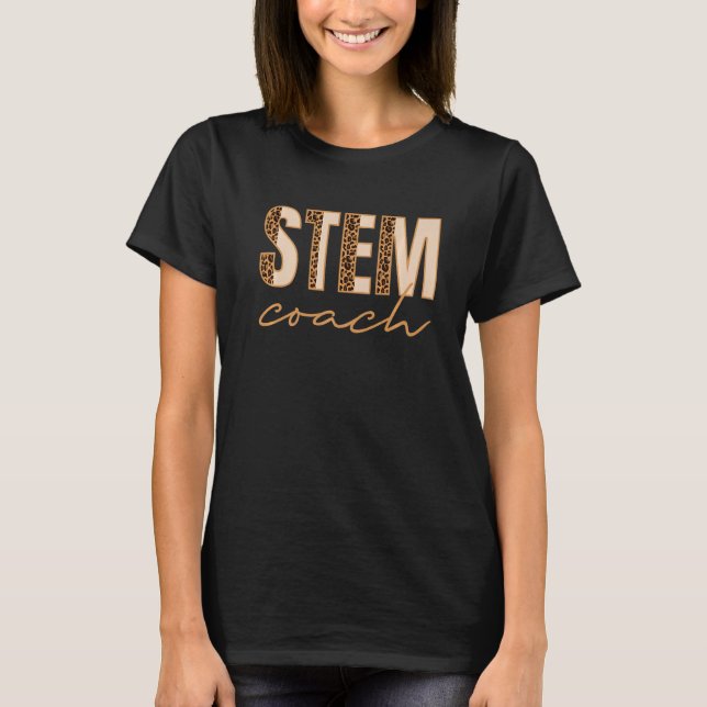 Camiseta Stem Coach Science Technology Engineering Maa (Anverso)