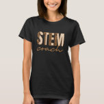 Camiseta Stem Coach Science Technology Engineering Math Co<br><div class="desc">Entrenadores de matemáticas en ingeniería de tecnología de ciencia de Stem Coach.</div>