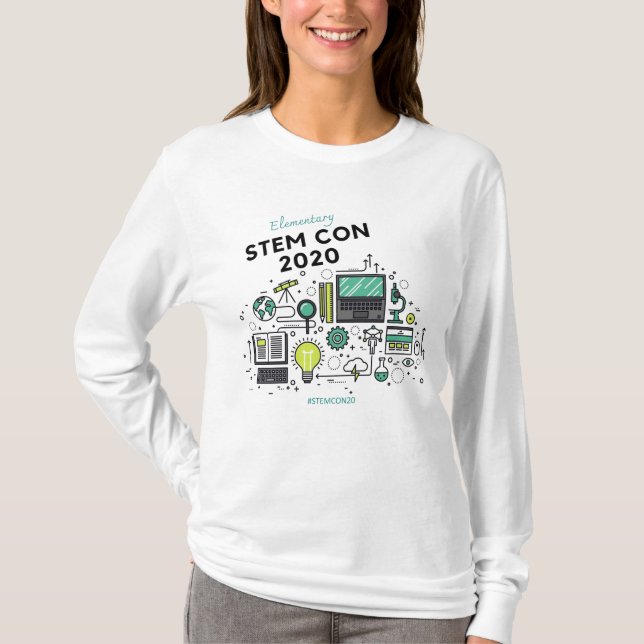 Camiseta STEM CON 2020 Camisas de manga larga (Anverso)