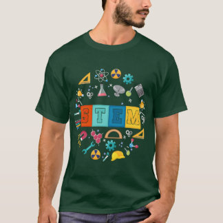 Camiseta Stem Scienceechnology Engineering Matheacher Back 