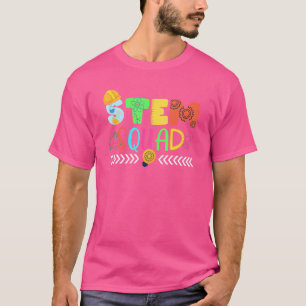 Camiseta Stem Squad Science Technology Engineering Mae Tea