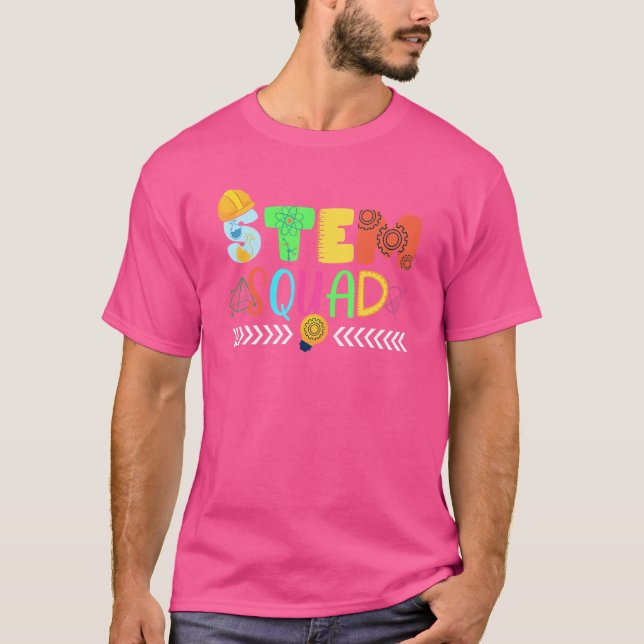 Camiseta Stem Squad Science Technology Engineering Mae Tea (Anverso)