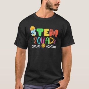 Camiseta Stem Squad Science Technology Engineering Mae Tea