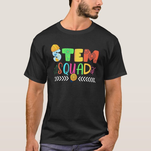 Camiseta Stem Squad Science Technology Engineering Mae Tea (Anverso)