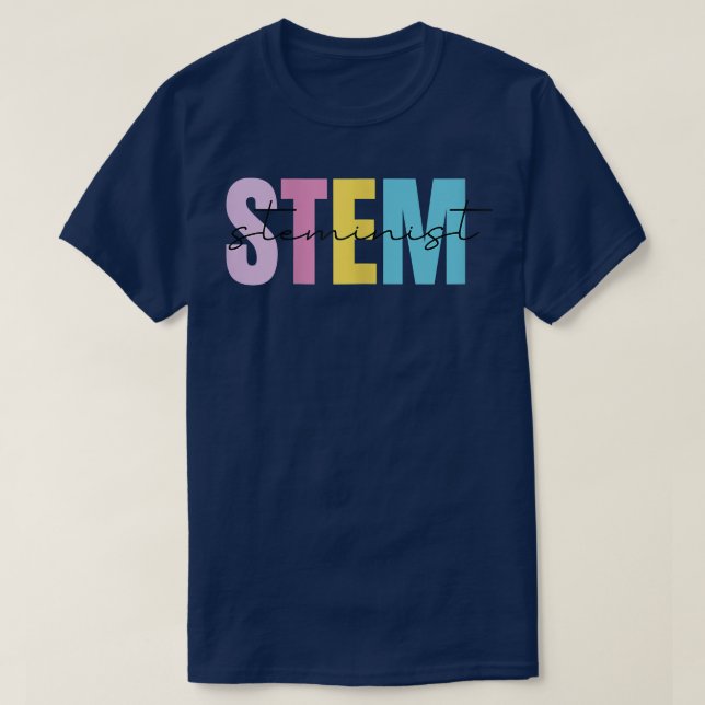 Camiseta Stem Squad Science Technology, Engineering Math S (Diseño del anverso)