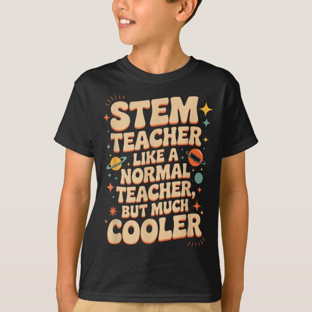 Camiseta Stem Teacher Definition Funny Science Math Tech Te (Anverso)