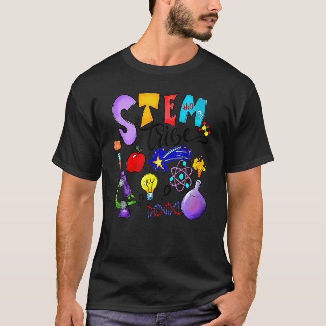 Camiseta Stem Teacher Life Steminist Love Science Back To S (Anverso)