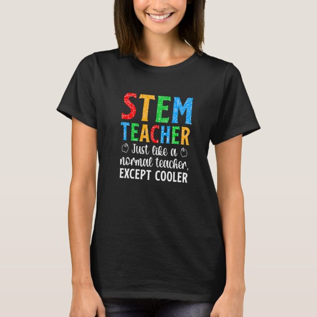 Camiseta STEM Teacher Science Technology Engineering Math (Anverso)