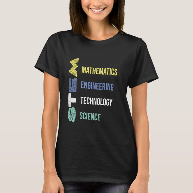Camiseta Stem Teacher Science Technology Engineering Math I (Anverso)