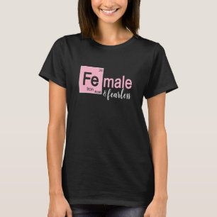 Camiseta Stem Tee Femenino Sin Miedo Para Mujeres Chicas