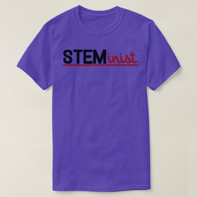 Camiseta STEMinist (Diseño del anverso)