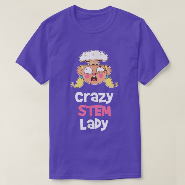 Camiseta Steminist Equality Stem Science Mind Blown Female  (Diseño del anverso)