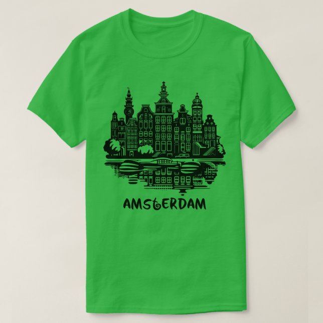 Camiseta Stencil City Art Amsterdam (Diseño del anverso)