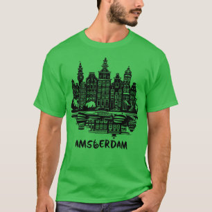 Camiseta Stencil City Art Amsterdam