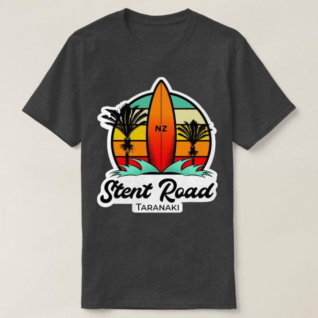 Camiseta Stent Road Surf Design Taranaki (Diseño del anverso)