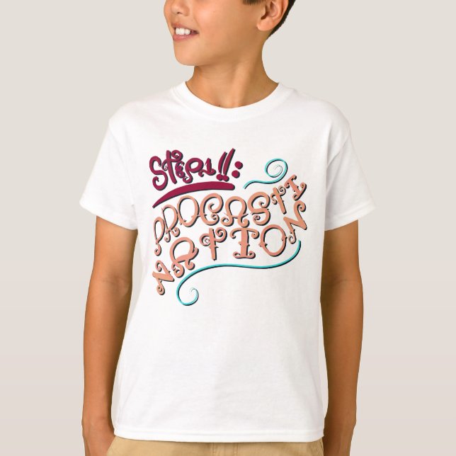 Camiseta Step 1: Procastination (Anverso)