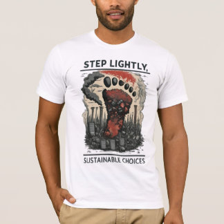 Camiseta Step Lightly: Choose Sustainable Solutions