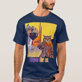 Camiseta Stepan, el arte del gato gordo, el amor del mascot