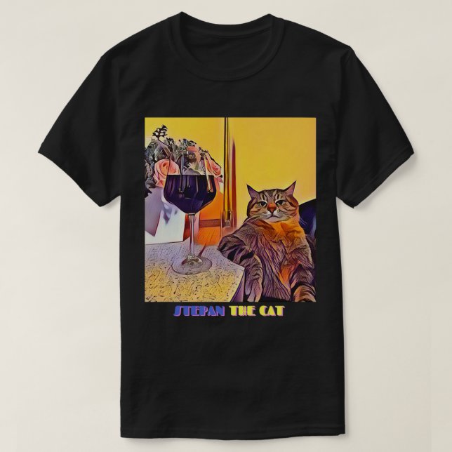 Camiseta Stepan The Cat Art (Diseño del anverso)