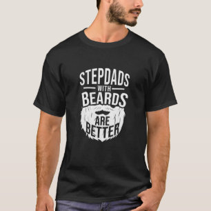 Camiseta Stepdad Beard Bearded Gift - Hombres