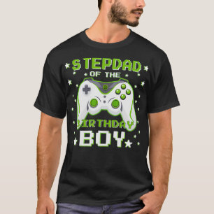 Camiseta Stepdad de Birthday Boy Gift Video Game Birthd