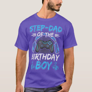 Camiseta StepDad De Birthday Boy Video Gamer Gaming 