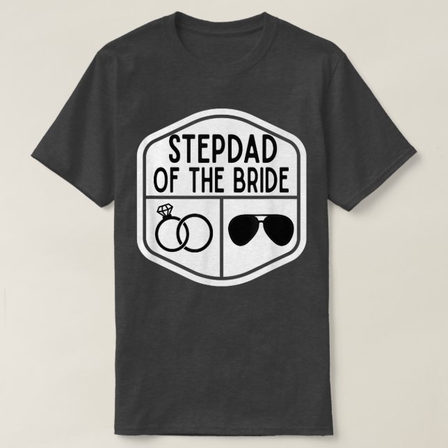 Camiseta Stepdad de la hija del Boda de bachillerato de nov (Diseño del anverso)