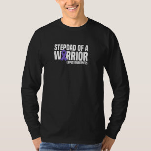 Camiseta Stepdad De Un Guerrero Concienciación Sobre El Lup