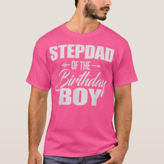Camiseta Stepdad Del Fiesta Familiar De Cumpleaños