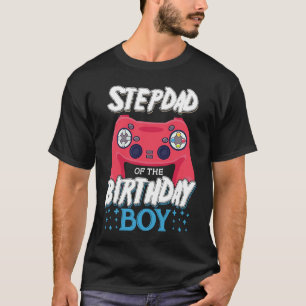 Camiseta Stepdad del niño de cumpleaños jugador de video co