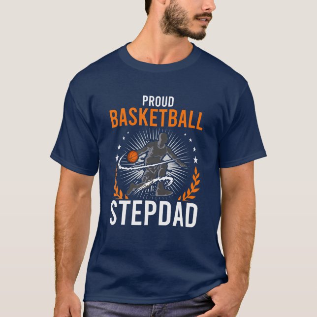 Camiseta Stepdad, el orgulloso basketball (Anverso)
