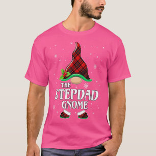 Camiseta Stepdad Gnome Red Plaid Matanza Navidades familiar