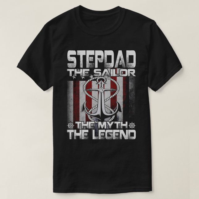 Camiseta STEPDADTel marinero el mito la leyenda (Diseño del anverso)