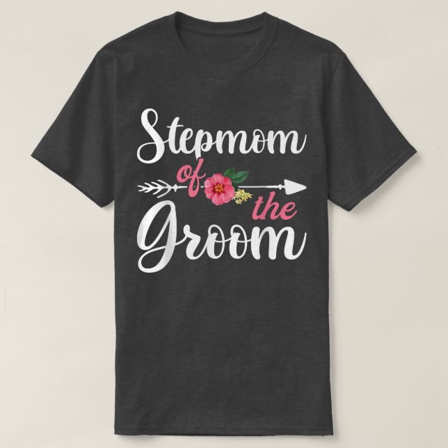 Camiseta Stephama del novio para las mujeres, Bono de bachi (Diseño del anverso)