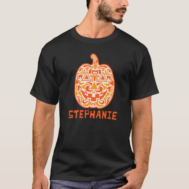 Camiseta Stephanie Calavera de Azúcar de Halloween (Anverso)