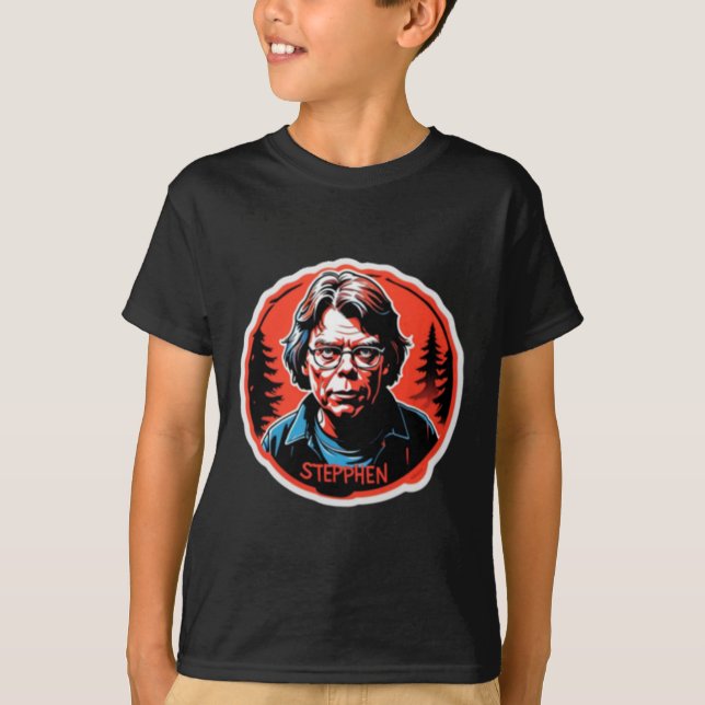 Camiseta Stephen King Pegatina (Anverso)