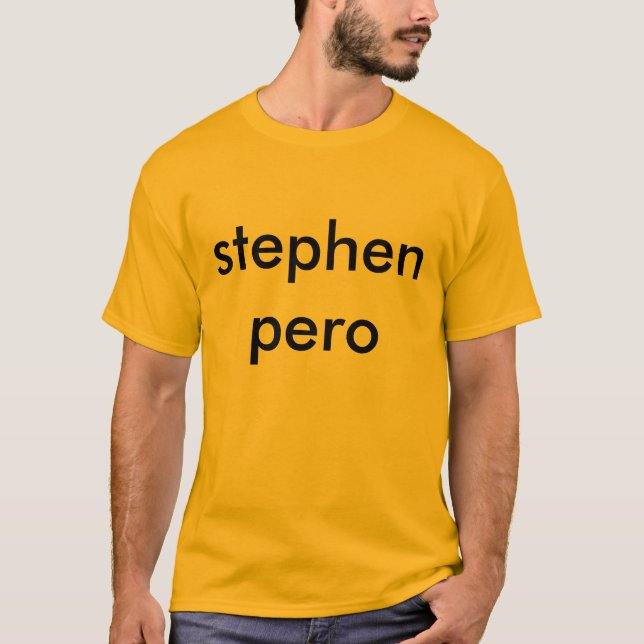 Camiseta Stephen Pero (Anverso)