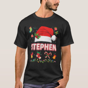 Camiseta Stephen Santa Claus Familia Gorra Feliz Navidad Xm