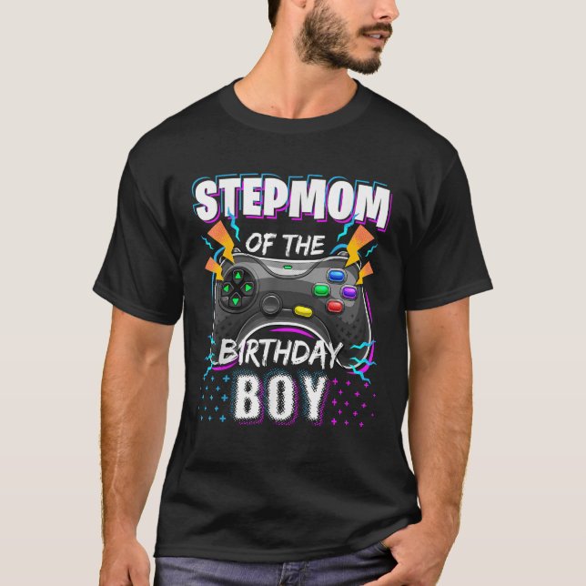 Camiseta Stephom del video de la familia Birthday Matching (Anverso)